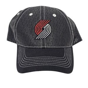 Portland Trail Blazers Adjustable Hat Cap Rip City NBA Basketball Black